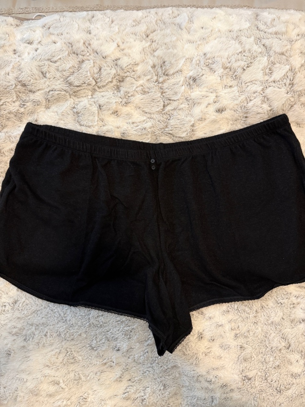 Soma Black Women's Sleep Shorts - Comfortable Lounge Boxer XXL